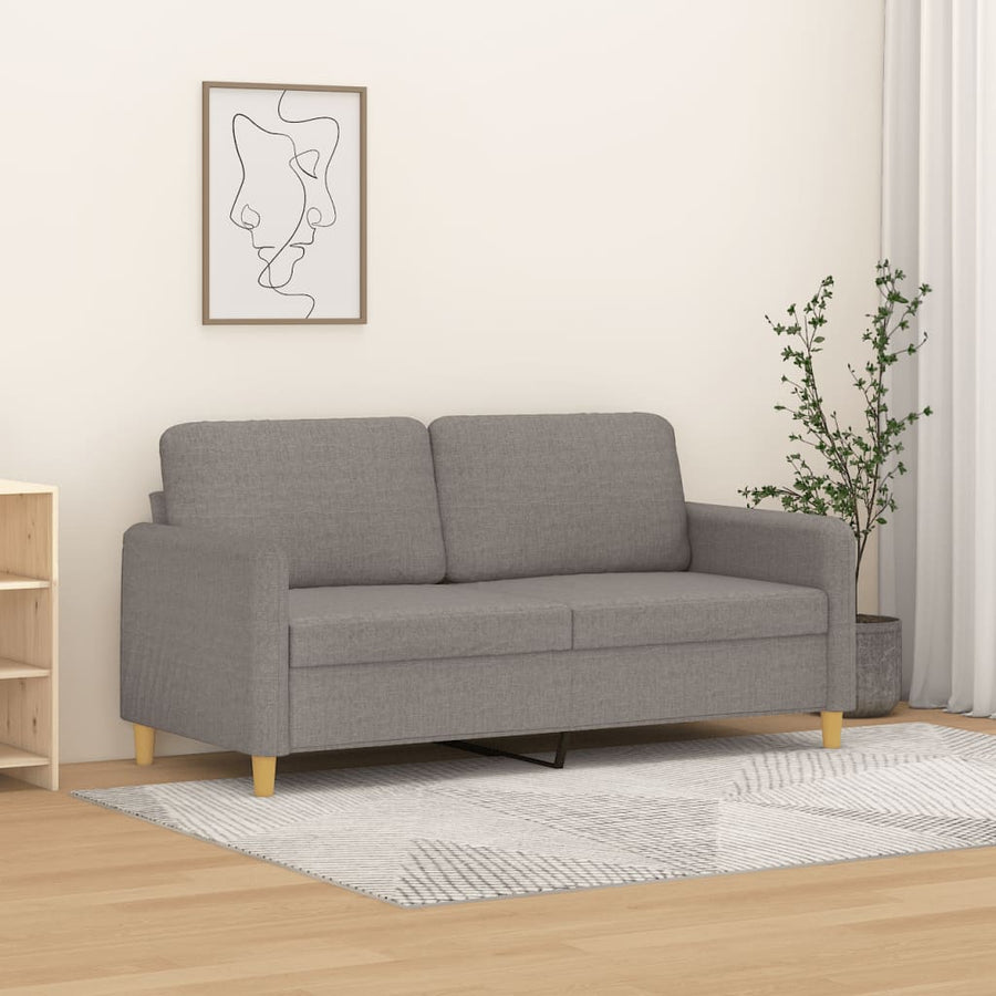 Tweezitsbank Stof 140 cm Taupe
