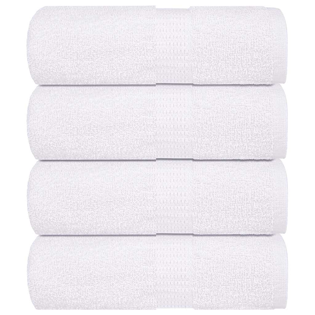 Washandjes 4 st 15x21 cm 360 g/m² 100% katoen wit