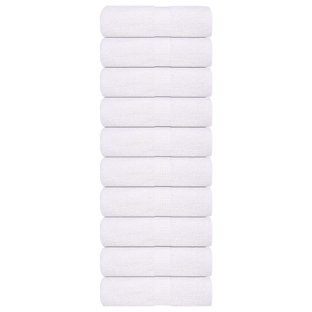 Washandjes FROGN 10 st 30x30 cm 360 g/m² wit