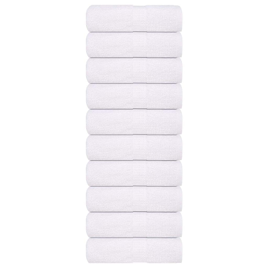 Washandjes FROGN 10 st 30x30 cm 360 g/m² wit