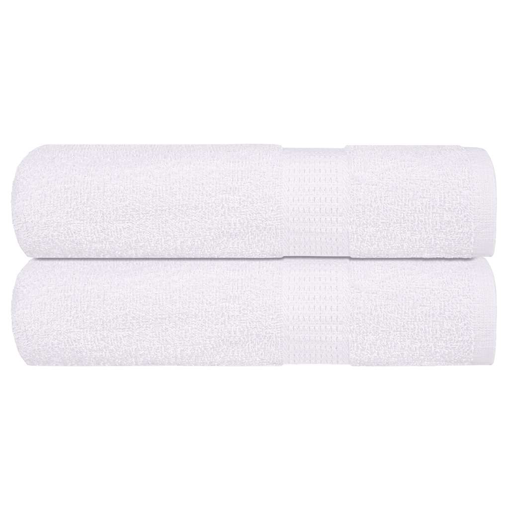 Handdoeken 2 st 50x100 cm 360 g/m² 100% katoen wit