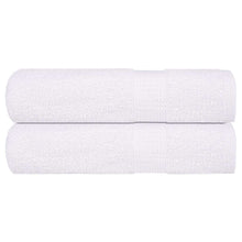 Handdoeken 2 st 50x100 cm 360 g/m² 100% katoen wit