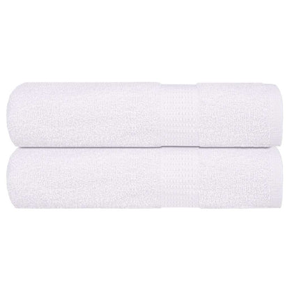Handdoeken 2 st 50x100 cm 360 g/m² 100% katoen wit