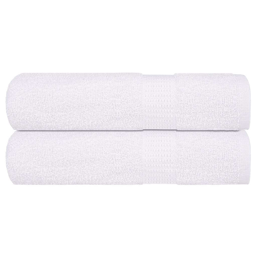 Handdoeken 2 st 50x100 cm 360 g/m² 100% katoen wit
