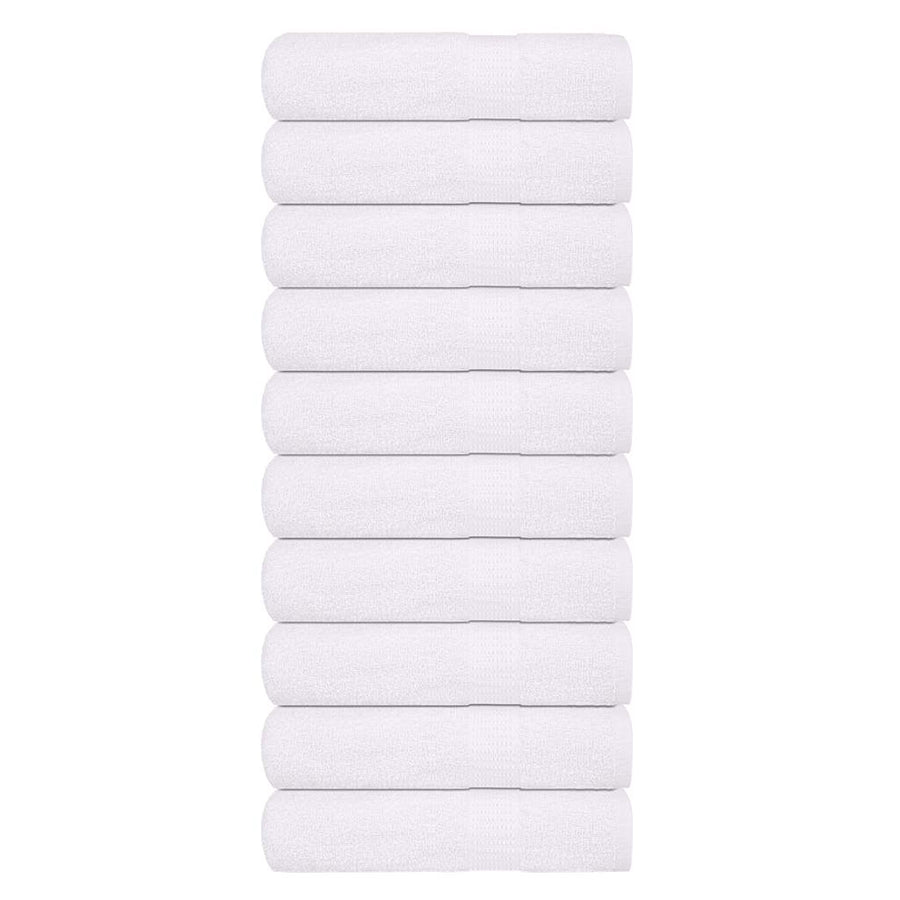Handdoeken 10 st 50x100 cm 360 g/m² 100% katoen wit