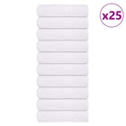 Douchehanddoeken 25 st 70x140 cm wit katoen