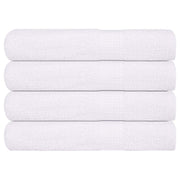 Saunahanddoeken 4 st 80x200 cm wit