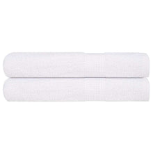 Handdoeken 2 st 100x200 cm 360 g/m² 100% katoen wit