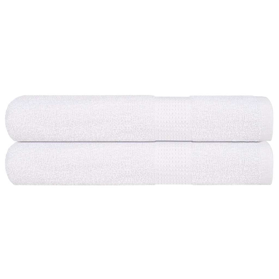 Handdoeken 2 st 100x200 cm 360 g/m² 100% katoen wit