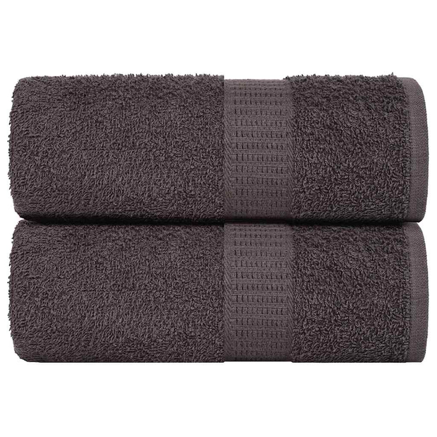 Zeepdoekjes 2 st 30x30 cm 360 g/m² 100% katoen antracietkleurig