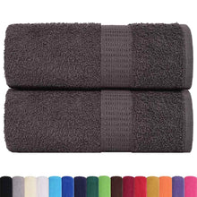 Zeepdoekjes 2 st 30x30 cm 360 g/m² 100% katoen antracietkleurig
