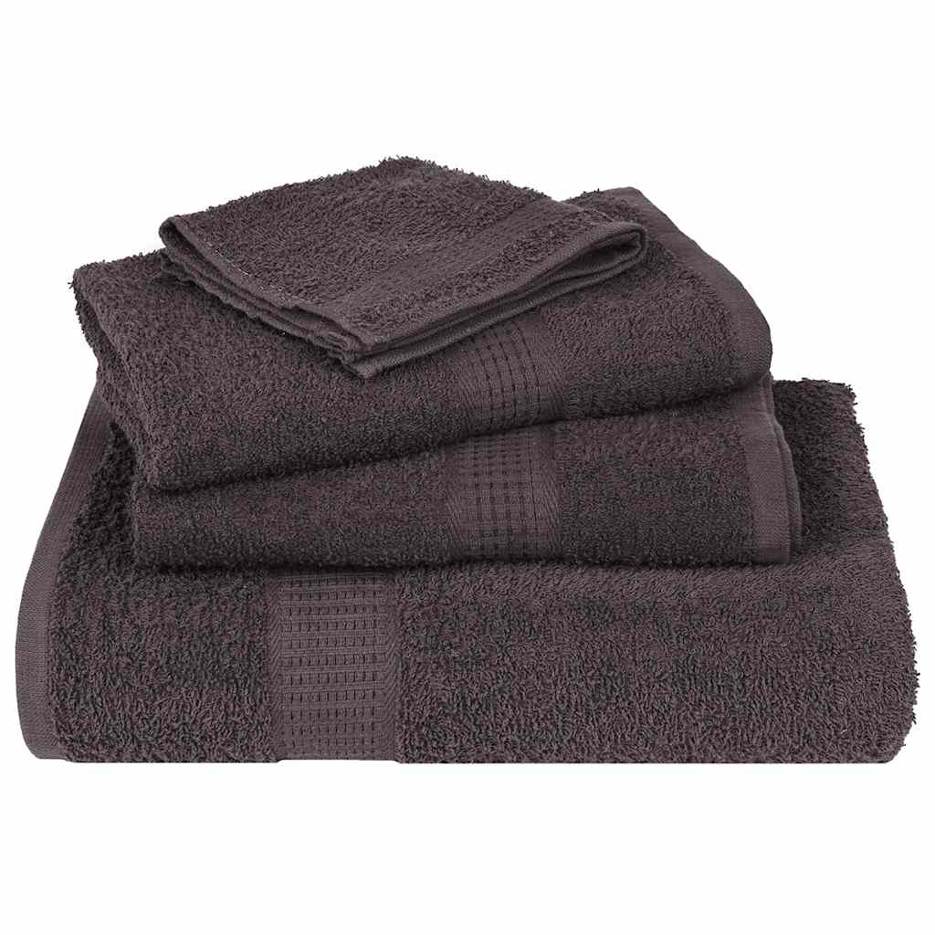 Washandjes FROGN 4 st 30x30 cm 360 g/m² antraciet