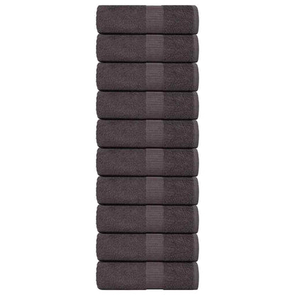 Washandjes FROGN 10 st 30x30 cm 360 g/m² antraciet