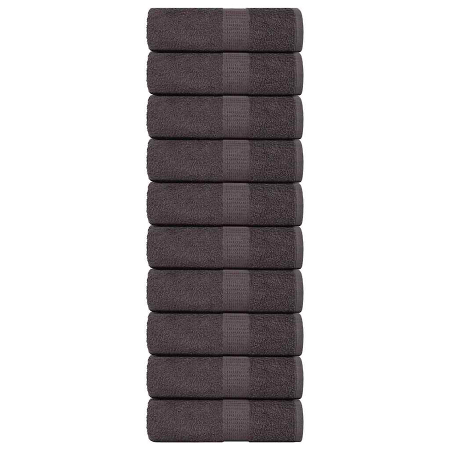 Washandjes FROGN 10 st 30x30 cm 360 g/m² antraciet