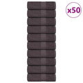 Washandjes FROGN 50 st 30x30 cm 360 g/m² antraciet