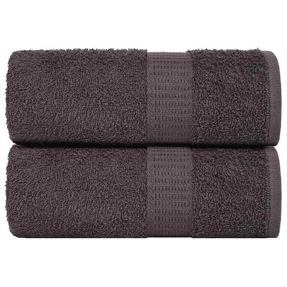 Gastendoekjes 2 st 30x50cm 360g/m² 100% katoen antracietkleurig