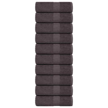 Gastendoekjes 10st 30x50cm 360g/m² 100% katoen antracietkleurig