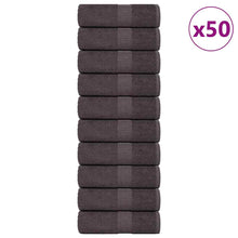 Gastendoekjes 50st 30x50cm 360g/m² 100% katoen antracietkleurig
