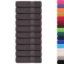 Handdoeken 50st 50x100 cm 360 g/m² 100% katoen antracietkleurig
