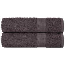 Badhanddoeken 2 st 100x150 cm 360 g/m² 100% katoen antraciet