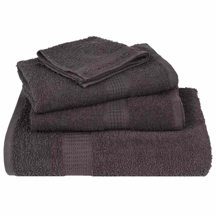 Badhanddoeken 25 st 100x150 cm 360 g/m² 100% katoen antraciet
