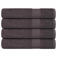 Handdoeken 4 st 100x200cm 360 g/m² 100% katoen antracietkleurig