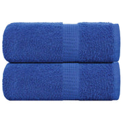 Washandjes 2 st 30x30 cm katoen blauw