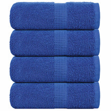 Zeepdoekjes 4 st 30x30 cm 360 g/m² 100% katoen blauw