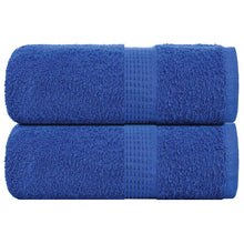 Gastendoekjes 2 st 30x50 cm 360 g/m² 100% katoen blauw