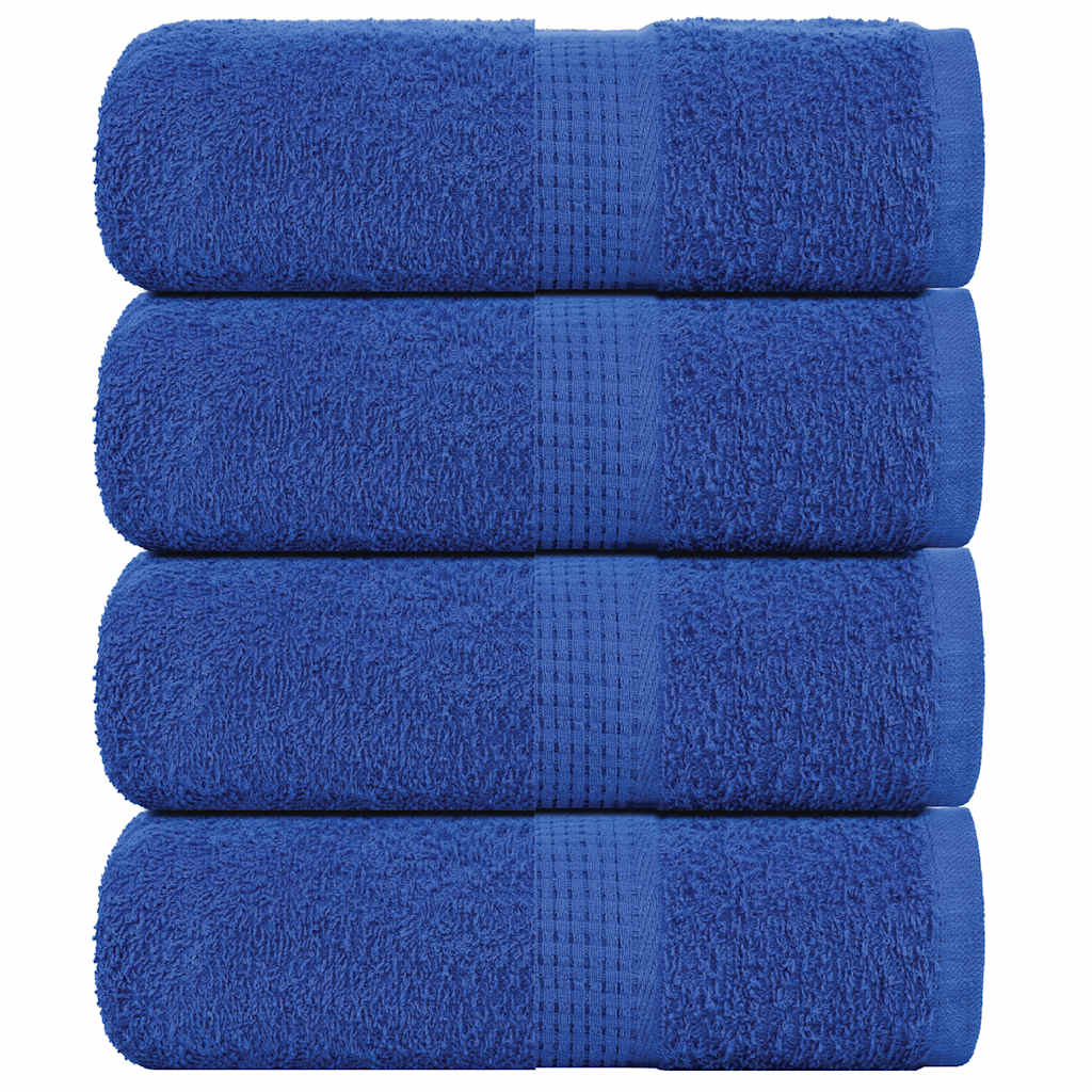 Gastendoekjes 4 st 30x50 cm 360 g/m² 100% katoen blauw