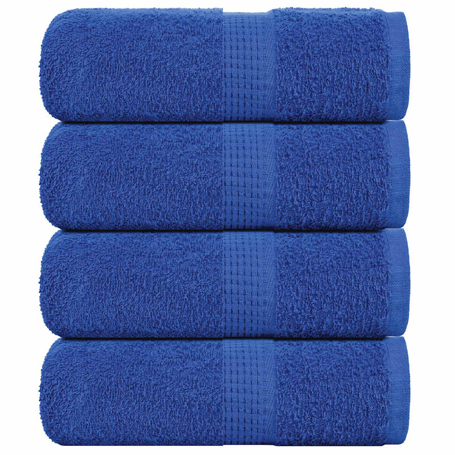 Gastendoekjes 4 st 30x50 cm 360 g/m² 100% katoen blauw