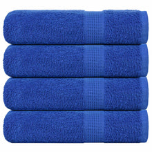 Handdoeken 4 st 50x100 cm 360 g/m² 100% katoen blauw