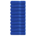 Handdoeken 50x100 cm blauw 10 stuks