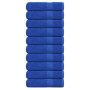 Handdoeken 50x100 cm blauw 10 stuks