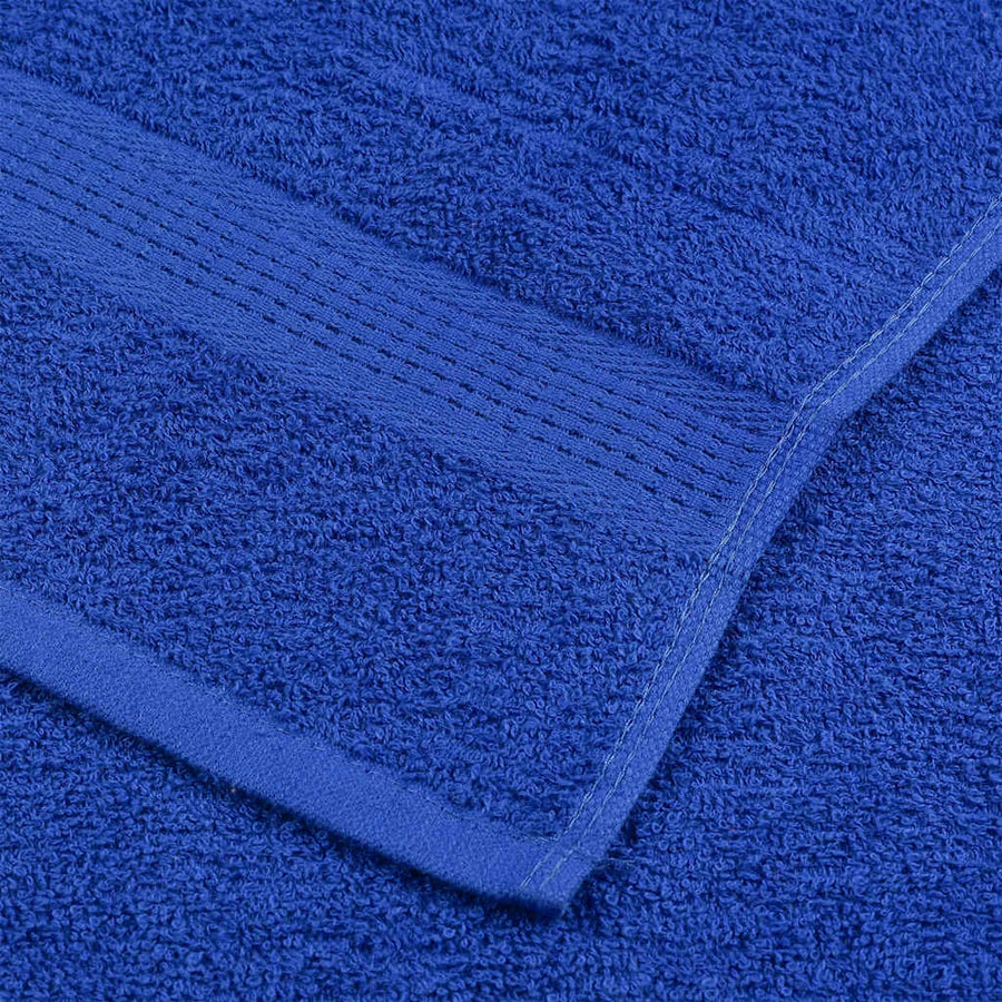 Douchehanddoeken 4 st 70x140 cm 360 g/m² 100% katoen blauw