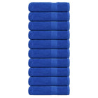 Douchehanddoeken blauw 70x140 cm 10 stuks