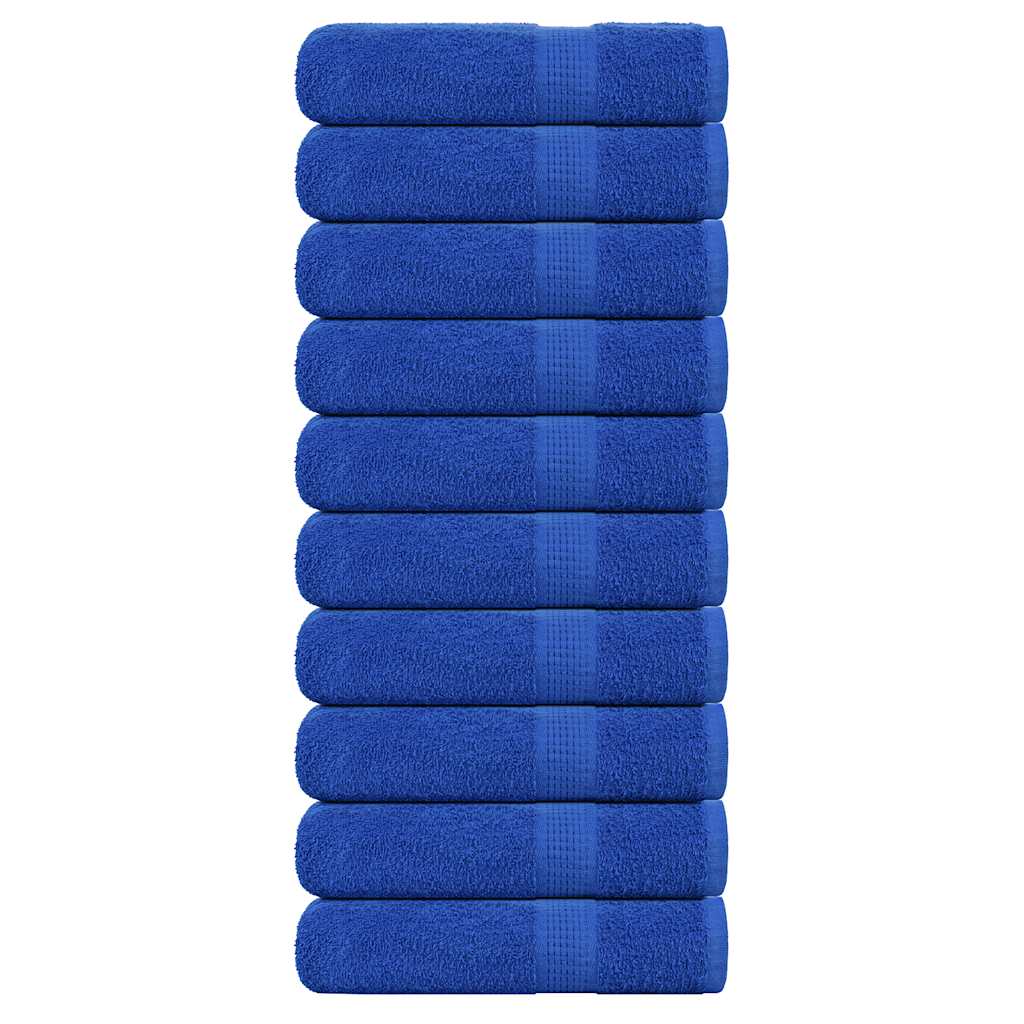 Douchehanddoeken FROGN 10 st 70x140 cm 360 g/m² blauw