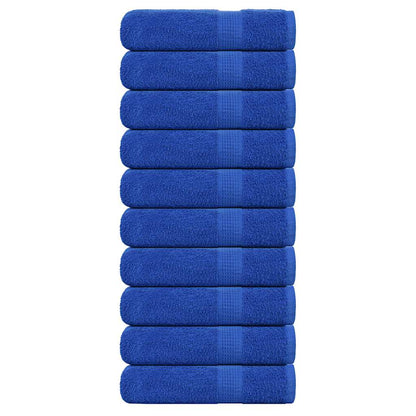 Douchehanddoeken FROGN 10 st 70x140 cm 360 g/m² blauw