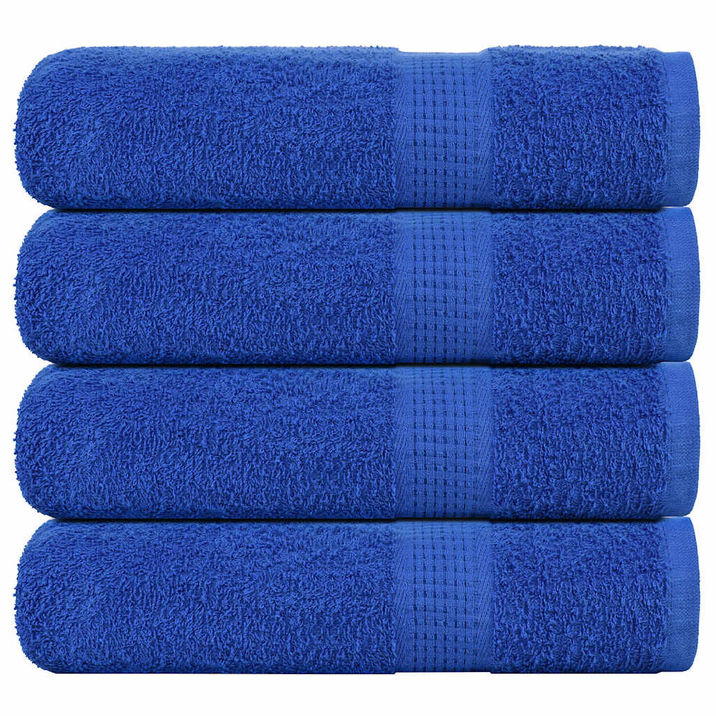 Badhanddoeken FROGN 4 st 100x150 cm 360 g/m² blauw