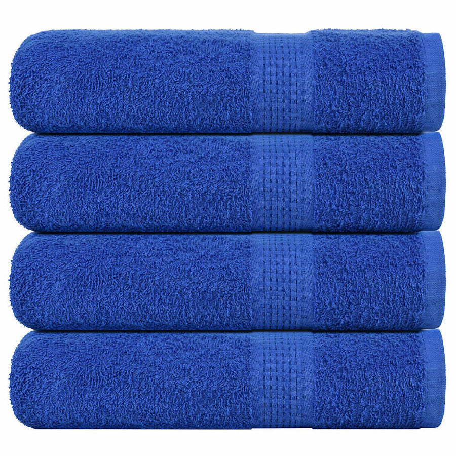 Badhanddoeken FROGN 4 st 100x150 cm 360 g/m² blauw