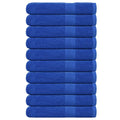 Saunahanddoeken FROGN 10 st 80x200 cm 360 g/m² blauw
