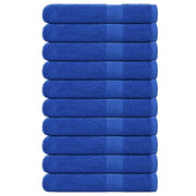 Saunahanddoeken 10 st 80x200 cm blauw