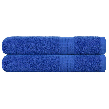 Handdoeken FROGN 2 st 100x200 cm 360 g/m² blauw
