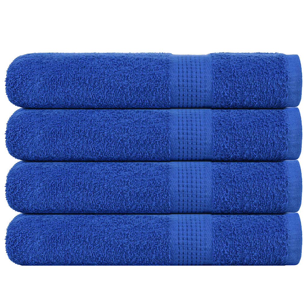 Handdoeken FROGN 4 st 100x200 cm 360 g/m² blauw