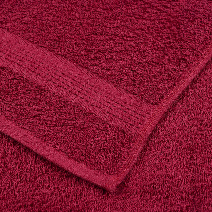 Zeepdoekjes 2 st 30x30 cm 360 g/m² 100% katoen bordeauxrood