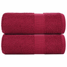Guest Towels FROGN 2 pcs 30x50 cm 360 gsm burgundy