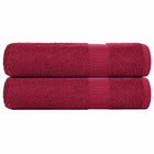 Towels FROGN 2 pcs 50x100 cm 360 gsm burgundy