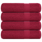 Shower towels FROGN 4 pcs 70x140 cm 360 g/m² burgundy