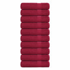 Shower towels FROGN 10 pcs 70x140 cm 360 gsm burgundy