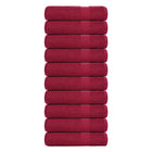 Bath towels FROGN 10 pcs 100x150 cm 360 g/m² burgundy